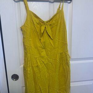NWT Yellow Sleeveless Romper